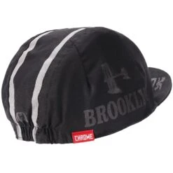 CHROME Chrome X Brooklyn Cycling Cap - Black -Bicycle Accessories Store ac 209 bk chrome x brooklyn cycling cap muetze 3 1052552