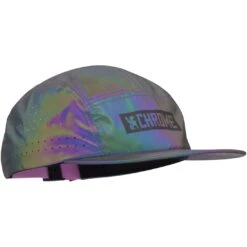 CHROME 5 Panel Hat - Rainbow Reflective