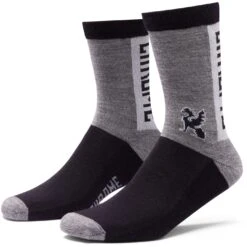 CHROME Merino Crew Socks - Black