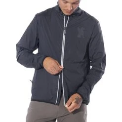 CHROME Wind Cobra 2.0 Packable Jacket - Black -Bicycle Accessories Store ap 476 bk wind cobra 2 0 packable jacke black 3 1090491