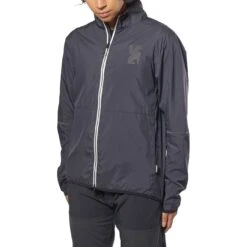 CHROME Wind Cobra 2.0 Packable Jacket - Black -Bicycle Accessories Store ap 476 bk wind cobra 2 0 packable jacke black 7 1090495