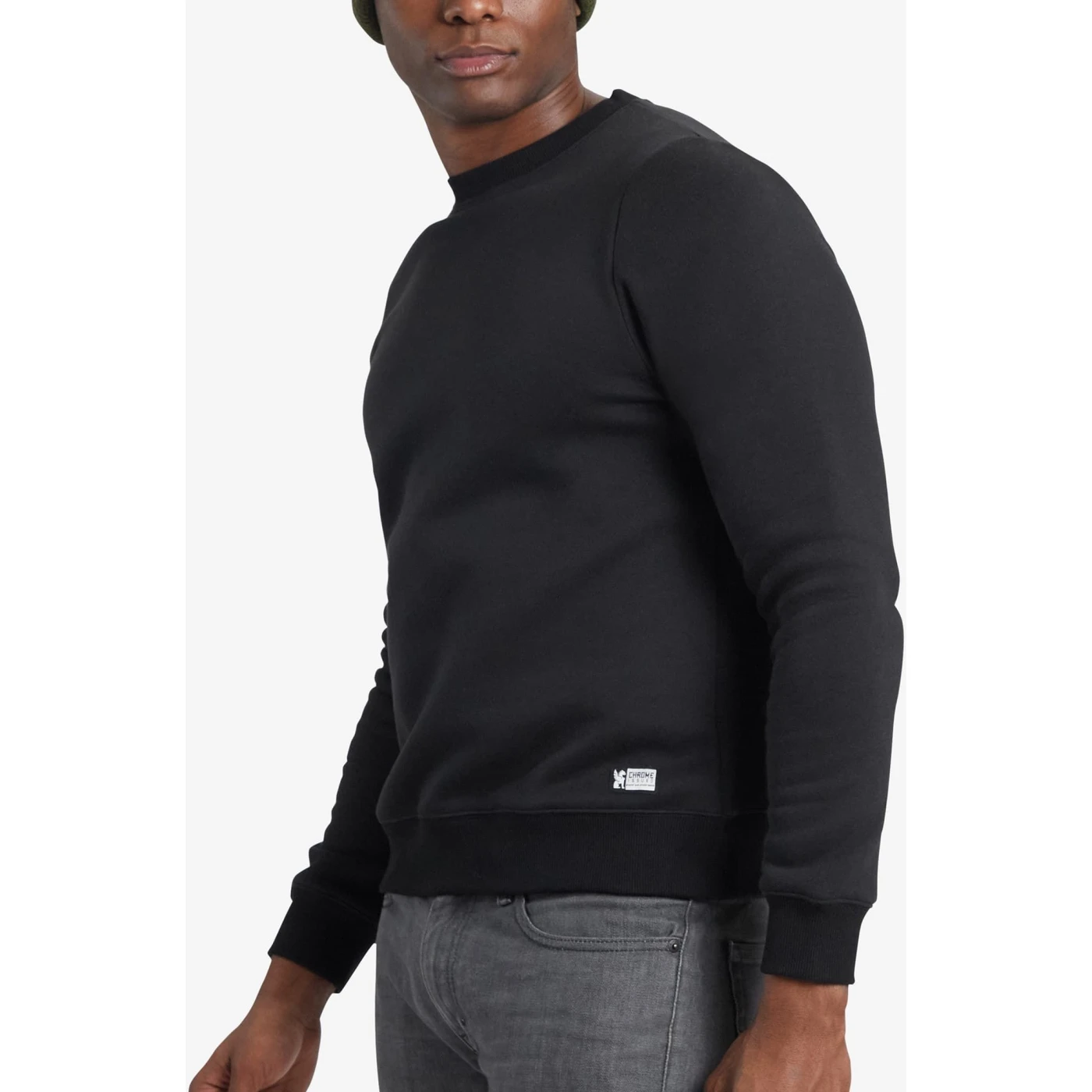 CHROME Issued Fleece Crew Sweatshirt - Black 5 CHROME Issued Fleece Crew Sweatshirt - Black - Image 3