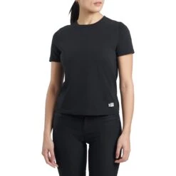 CHROME Issued Short Sleeve Tee Women's - Black -Bicycle Accessories Store ap 491 bk issued short sleeve tee womens damen t shirt black 2 1331938