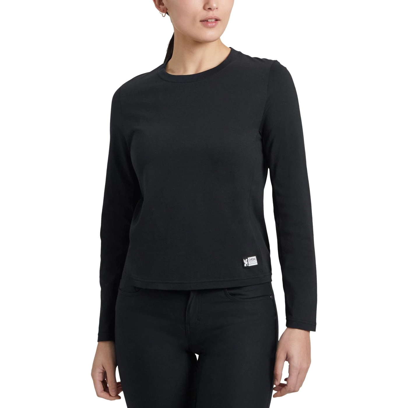 CHROME Issued Long Sleeve Tee Women's - Black 4 CHROME Issued Long Sleeve Tee Women's - Black - Image 2