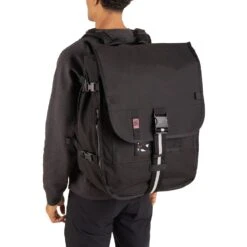 CHROME Warsaw 2.0 Messenger Backpack - 55L - Black -Bicycle Accessories Store bg 161 warsaw 2 0 rucksack black 6 1175281
