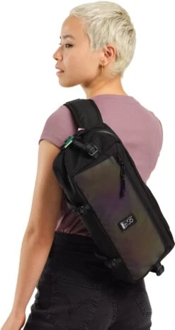 CHROME Kadet Sling Bag - 9 L - Rainbow Reflective -Bicycle Accessories Store bg 196 rbrf kadet sling bag umhaengetasche 9l rainbow reflective 4 1539870