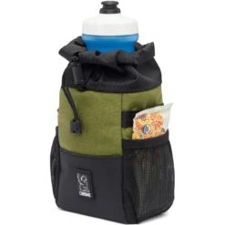 CHROME Doubletrack Feed Bag For Bar, Stem, Belt - Olive Branch -Bicycle Accessories Store bg 327 olbr doubletrack feed bag lenkertasche olive branch 4 1235551