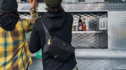 CHROME Doubletrack Handlebar Sling Bag - Olive Branch -Bicycle Accessories Store bg 328 olbr doubletrack handlebar sling lenkertasche olive branch 12 1220871