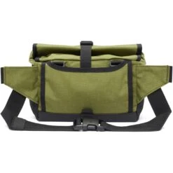 CHROME Doubletrack Handlebar Sling Bag - Olive Branch -Bicycle Accessories Store bg 328 olbr doubletrack handlebar sling lenkertasche olive branch 4 1220863