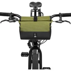 CHROME Doubletrack Handlebar Sling Bag - Olive Branch -Bicycle Accessories Store bg 328 olbr doubletrack handlebar sling lenkertasche olive branch 7 1220866