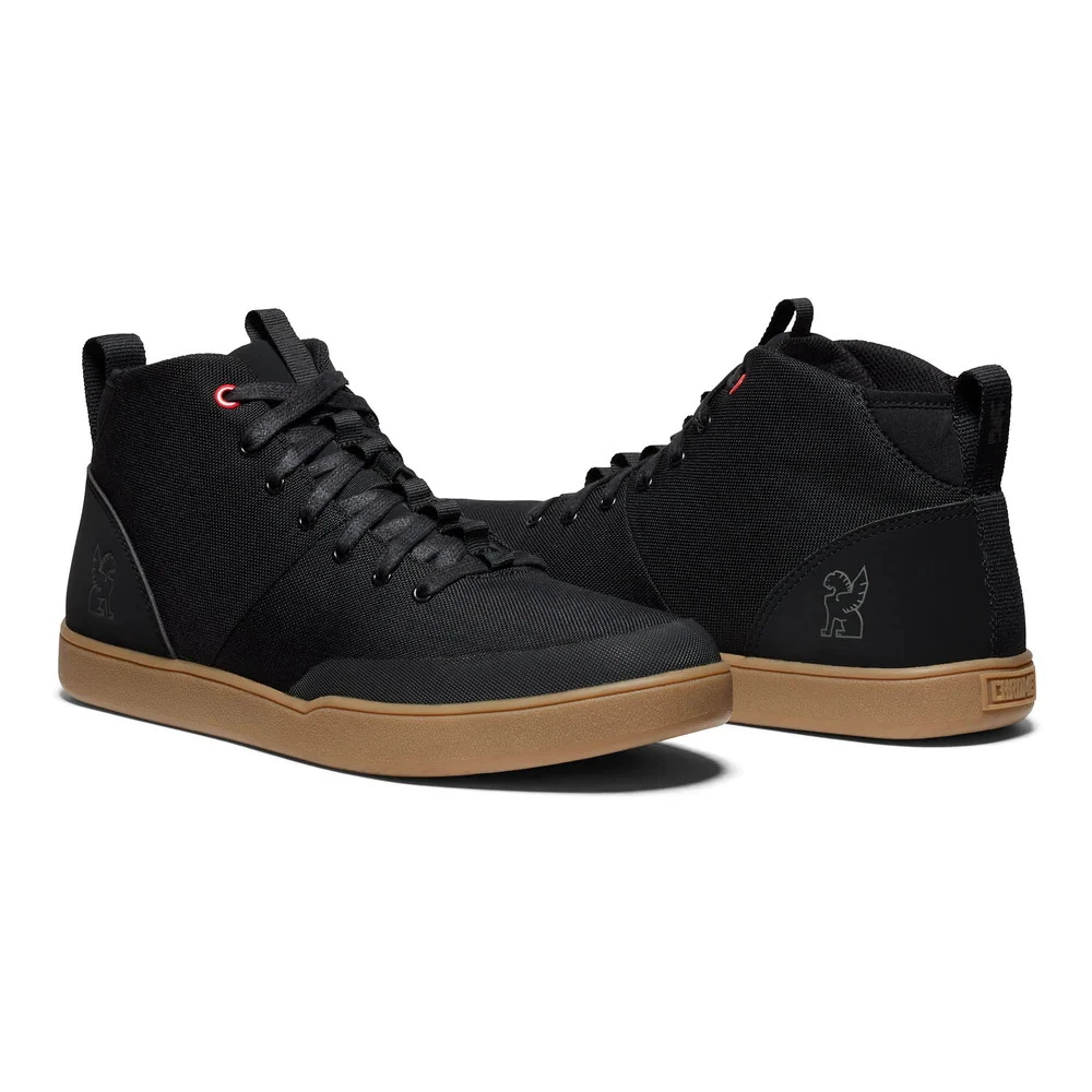 CHROME Bromley Mid Shoes - Black / Gum 4 CHROME Bromley Mid Shoes - Black / Gum - Image 3