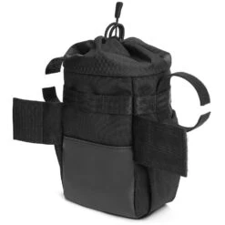 CHROME Doubletrack Feed Bag For Bar, Stem, Belt - Black -Bicycle Accessories Store chrome industries doubletrack feed bag black1 04 980517