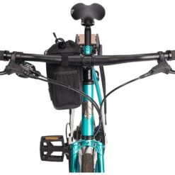 CHROME Doubletrack Feed Bag For Bar, Stem, Belt - Black -Bicycle Accessories Store chrome industries doubletrack feed bag black1 06 980519