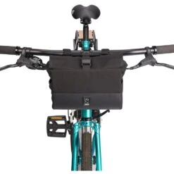 CHROME Doubletrack Handlebar Sling Bag - Black -Bicycle Accessories Store chrome industries doubletrack handlebar bag black 06 980458
