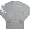 CHROME Flying Lion Longsleeve Tee - Heather Grey
