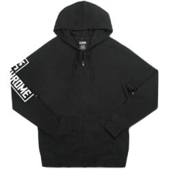 CHROME Flying Lion Zip Hoodie - Black