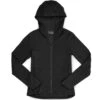 CHROME Merino Cobra 3.0 Hoodie Women - Black -Bicycle Accessories Store chrome industries merino cobra 3 hoodie women black 01 982811