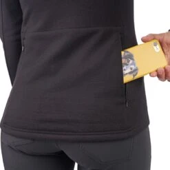 CHROME Merino Cobra 3.0 Hoodie Women - Black -Bicycle Accessories Store chrome industries merino cobra 3 hoodie women black 07 982818