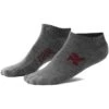 CHROME No Show Merino Socks - Grey -Bicycle Accessories Store chrome industries no show merino socks grey 01 983007