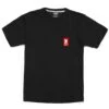 CHROME Vertical Red Logo Tee - Black/red -Bicycle Accessories Store chrome industries vertical red logo tee black 01 982721