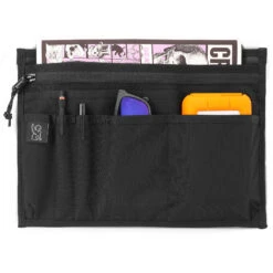 CHROME Messenger Organizer 2.0 - Black -Bicycle Accessories Store chrome messenger organizer2 black 3 819083